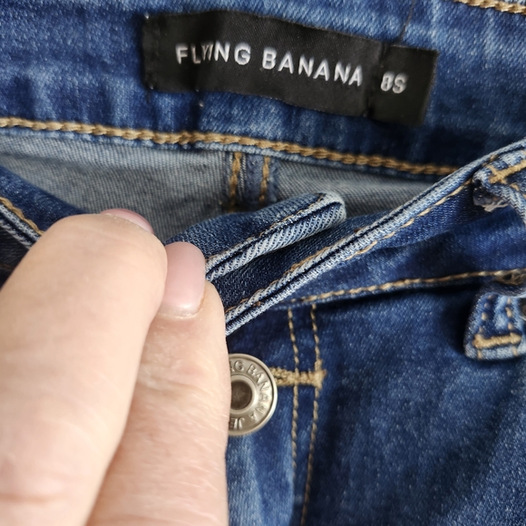 Classic Blue Flared Women Jeans - Picture 3 of 3